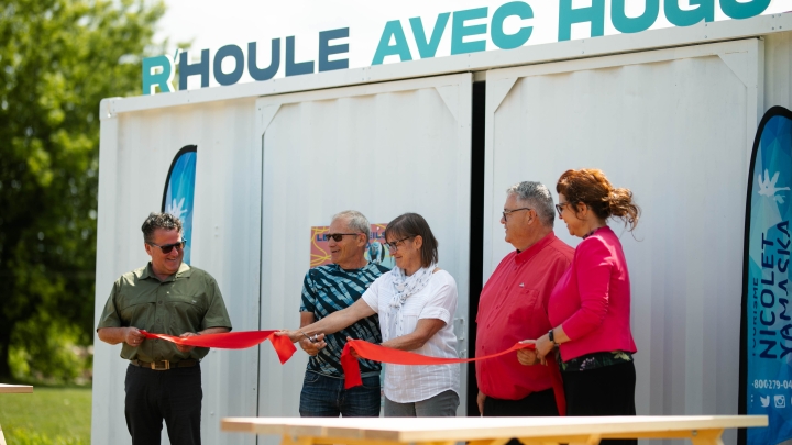 On r'Houle avec Hugo : le cycliste Hugo Houle honoré par son village natal
