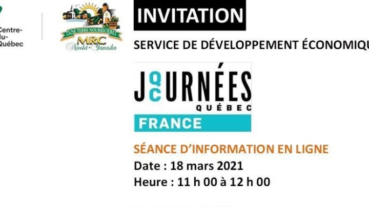 INVITATION | Journées Québec France
