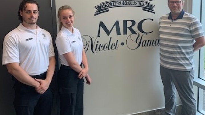 Les cadets de la SQ de retour dans la MRC de Nicolet-Yamaska