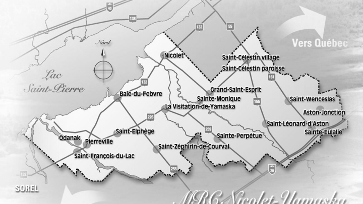 Une hausse de citoyens pour 11 municipalités de la MRC de Nicolet-Yamaska