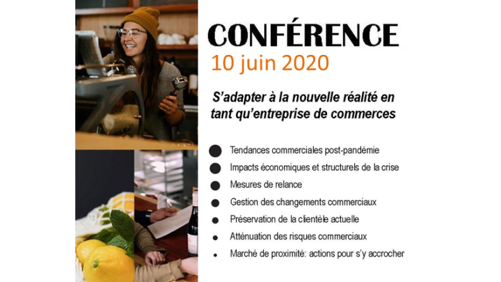 CONFÉRENCE  | S'adapter à la nouvelle réalité en tant qu'entreprise de commerces