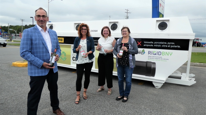 Deux conteneurs de récupération du verre arrivent sur le territoire de la RIGIDBNY