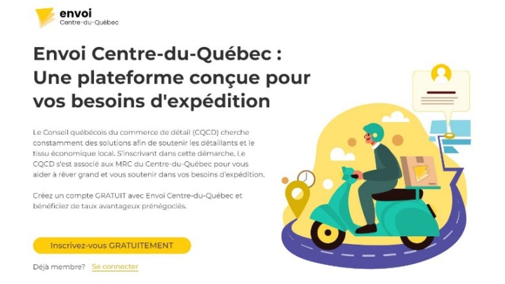 Nouvelle solution pour répondre aux besoins d'expédition des commerçants de la région