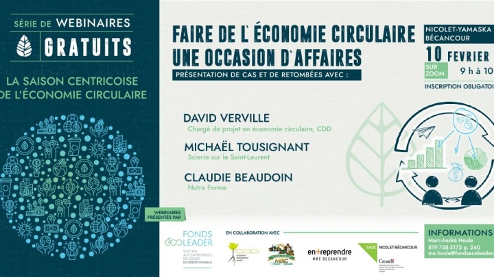 Faire de l'économie circulaire une occasion d'affaires