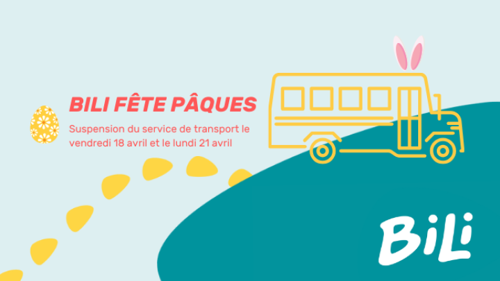 Congé de Pâques : Suspension du service de transport