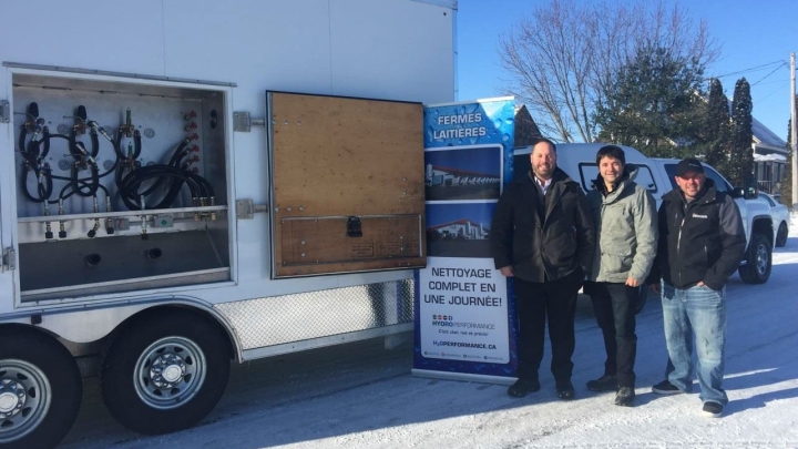 Spécialisé en lavage haute pression agricole et industriel Le groupe Hydro Performance inc. passe à la vitesse supérieure