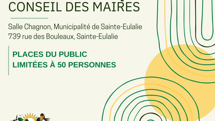 Conseil des maires du 20 mai 2026 : Changement de lieu