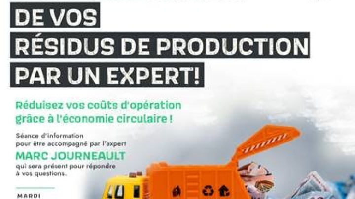 Séance d'information sur les coûts cachés des résidus de production