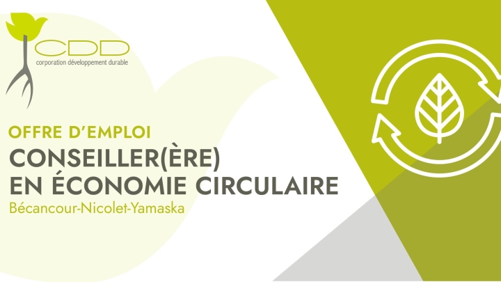 APPEL DE CANDIDATURES | Conseiller(ère) en économie circulaire