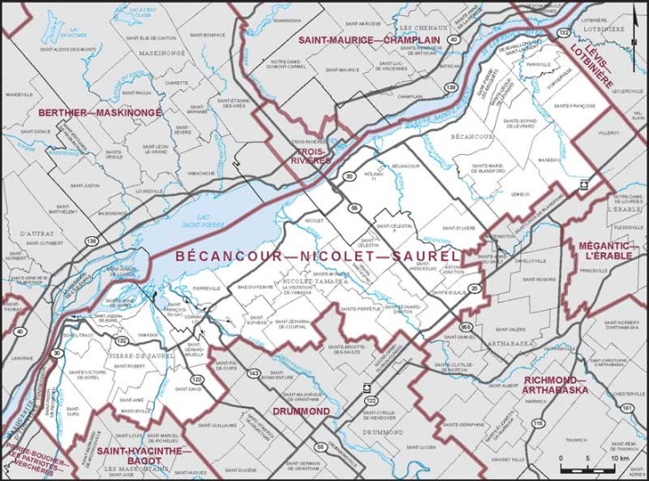 CIRCONSCRIPTION FÉDÉRALE : LA MAIRESSE DUBOIS SE RÉJOUIT DE VOIR QUE LE NOM DE NICOLET DEMEURE DANS LA DÉNOMINATION