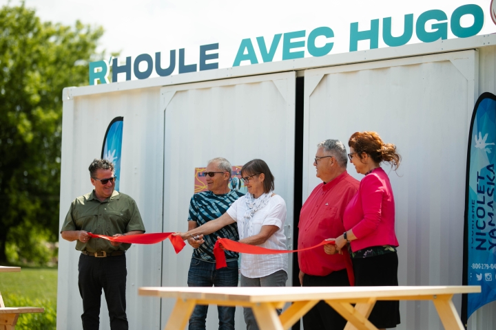 On r'Houle avec Hugo : le cycliste Hugo Houle honoré par son village natal