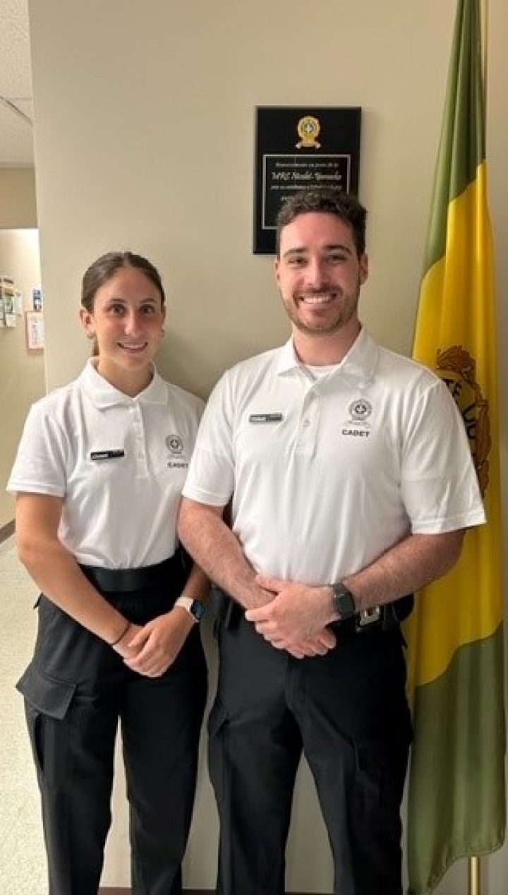 Les cadets de la SQ de retour dans la MRC Nicolet-Yamaska