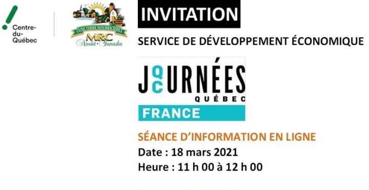 INVITATION | Journées Québec France
