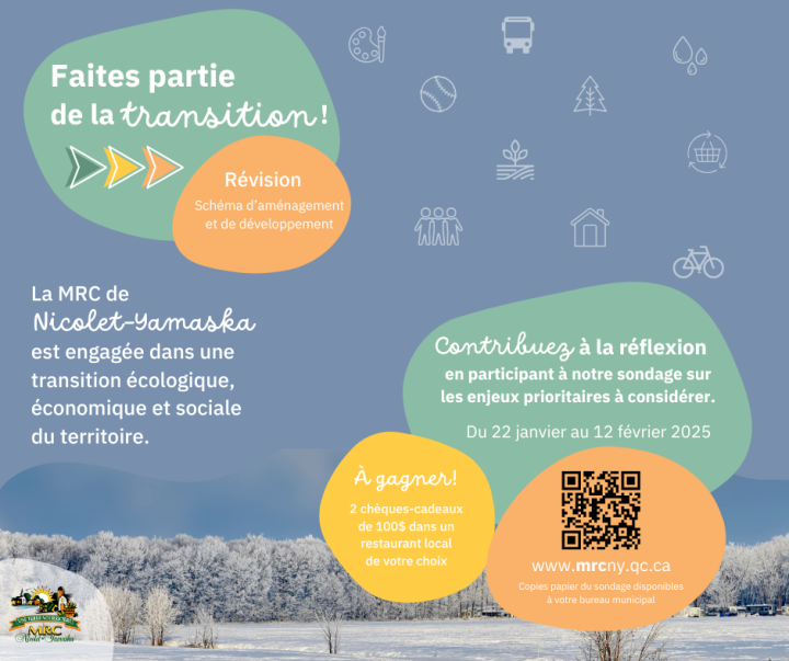 SONDAGE | Révision du schéma d'aménagement et de développement
