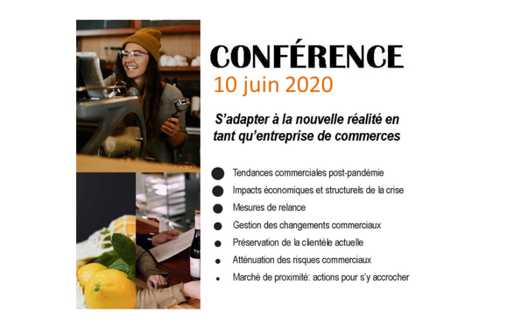 CONFÉRENCE  | S'adapter à la nouvelle réalité en tant qu'entreprise de commerces