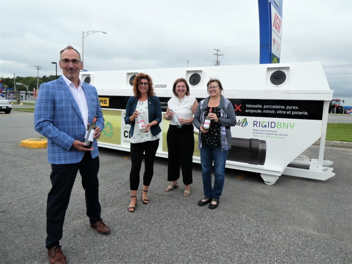 Deux conteneurs de récupération du verre arrivent sur le territoire de la RIGIDBNY
