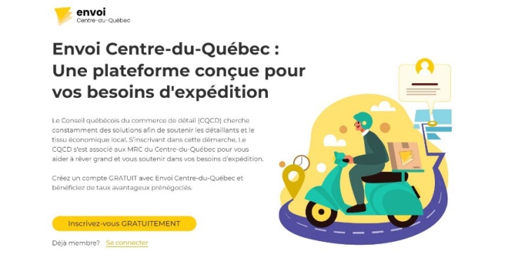 Nouvelle solution pour répondre aux besoins d'expédition des commerçants de la région