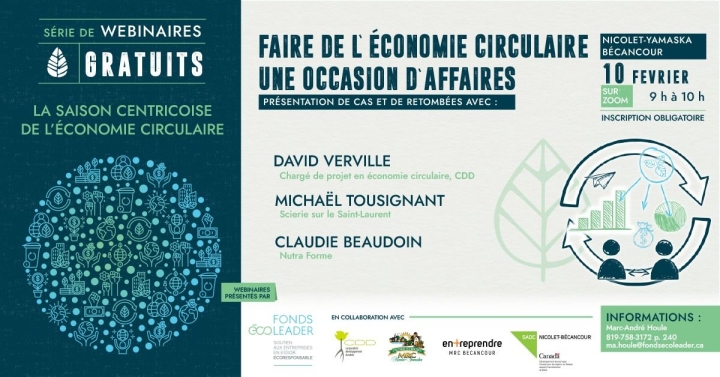 Faire de l'économie circulaire une occasion d'affaires