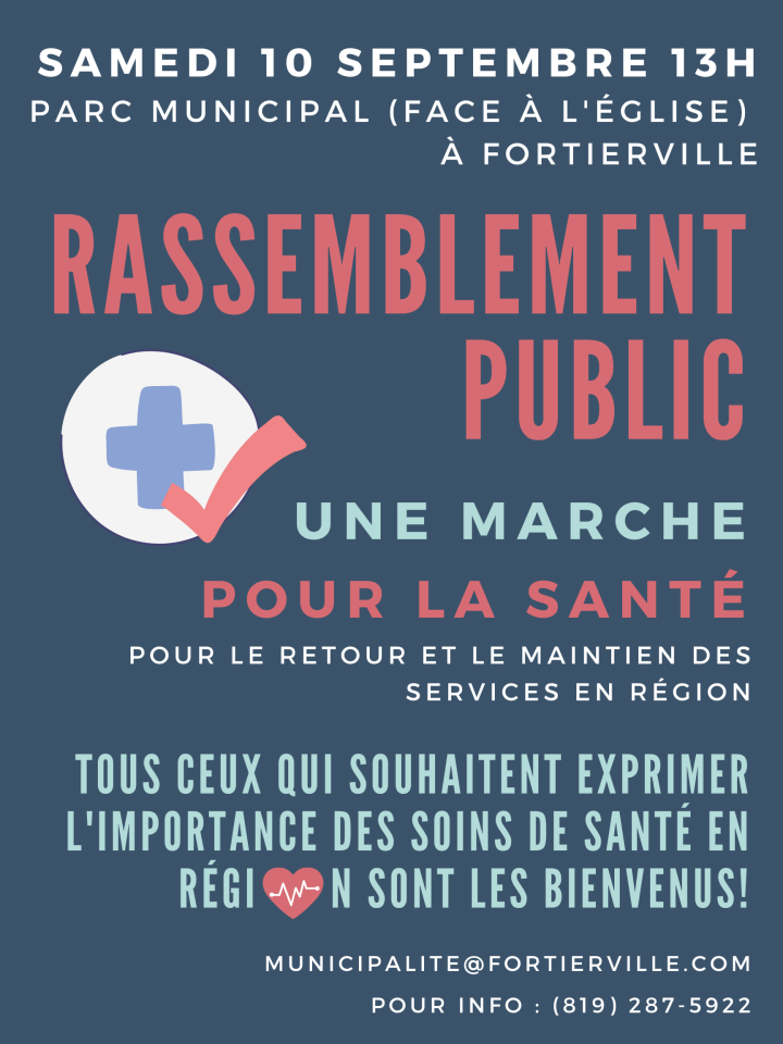 Une marche pour la santé