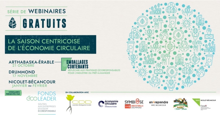 La saison centricoise de l'économie circulaire - Série de webinaires