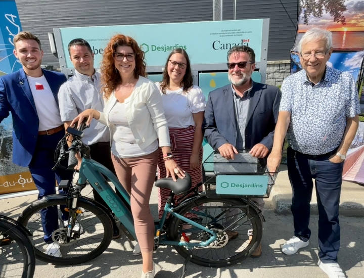 Communiqué de presse : Lancement du projet de vélos en libre-service de la MRC de Nicolet-Yamaska