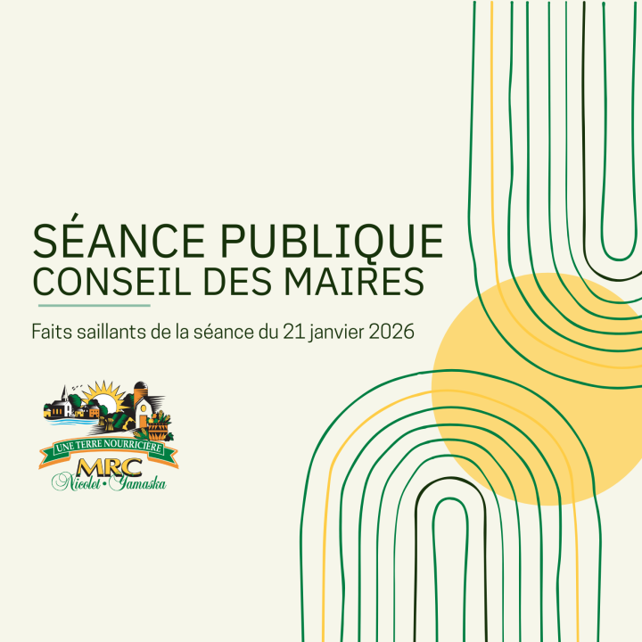 Séance publique du 21 janvier 2026 | Faits saillants du Conseil des maires