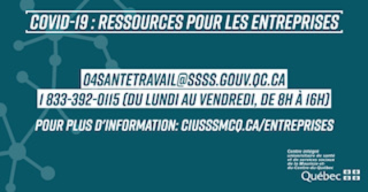 Nouvelles consignes sur les dépistages des travailleurs et ressources COVID-19 pour les entreprises
