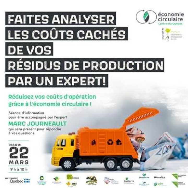 Séance d'information sur les coûts cachés des résidus de production