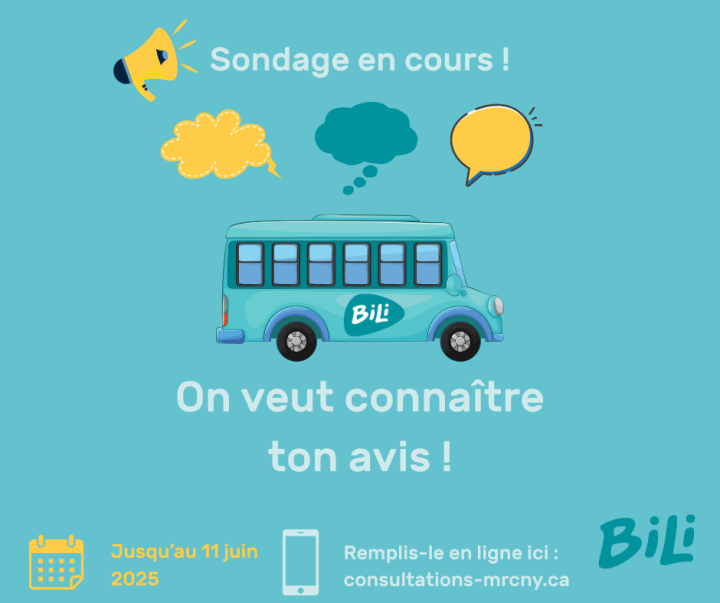 Sondage de satisfaction : Pour les usagers de Bili