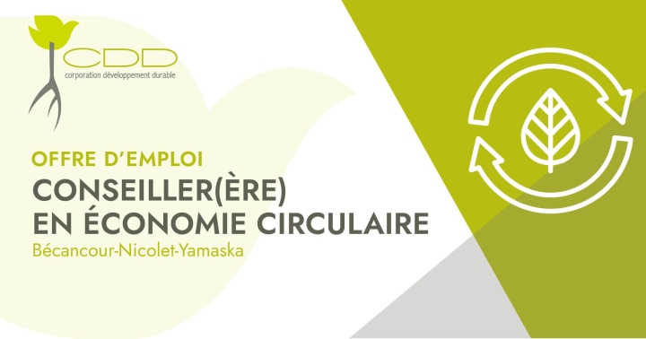 APPEL DE CANDIDATURES | Conseiller(ère) en économie circulaire